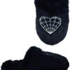 Kreepy Kozy Web Heart Slippers -Vampirefreaks Sale Store 1673471457074455782 Chulhu white gray 1