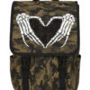 Camo Green Darkest Love Backpack -Vampirefreaks Sale Store 1722403750BG34507GREEN1