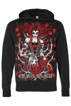 Queen Of Hearts Hoodie -Vampirefreaks Sale Store 3 pullover hoodie resize