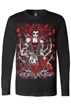 Queen Of Hearts T-shirt -Vampirefreaks Sale Store 4 longsleeve tshirt resize