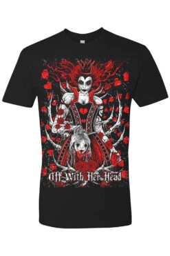 Queen Of Hearts T-shirt -Vampirefreaks Sale Store 6 tshirt nextlevel black front resize