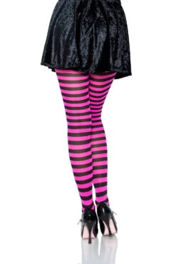 LEG AVENUE Striped Tights [Various Colors] -Vampirefreaks Sale Store 7100 02 043copy
