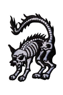 Xray Skeleton Cat Patch