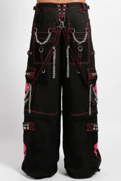 Tripp Super Skull Pants [Black/Pink] -Vampirefreaks Sale Store AF3770M BLKPINK B NEW