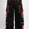 Tripp Super Skull Pants [Black/Pink]