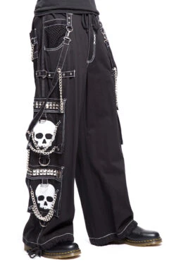 Tripp Super Skull Pants [Black/White] -Vampirefreaks Sale Store AF3770M BLKWHTSKULL S