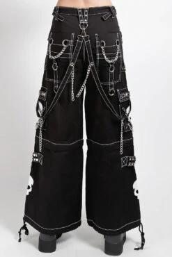 Tripp Super Skull Pants [Black/White] -Vampirefreaks Sale Store AF3770 BLACKWHITESKULL B2