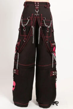 Tripp Super Skull Pants [Black/Pink] -Vampirefreaks Sale Store AF3770 BLKPINK B2