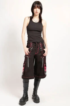 Tripp Super Skull Pants [Black/Pink] -Vampirefreaks Sale Store AF3770 BLKPINK FULL2