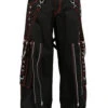Tripp Back Up Skull Pants [Black W/ Red Skulls]