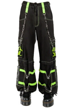 Tripp Biohazard Zip Off Pants [BLACK/LIME]