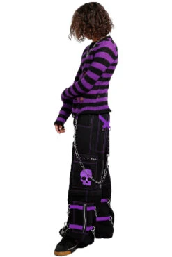 Tripp NYC Skull Bondage Pants [BLACK/PURPLE] -Vampirefreaks Sale Store AF7049M BLKPURP FULL 1000x 3b789f76 fb86 4905 92fa 982d097798b0