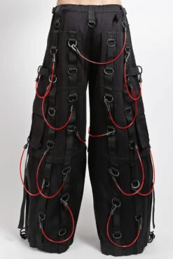 Tripp NYC Transfusion Pants [Black/Red] -Vampirefreaks Sale Store AF7138 BLACKRED B
