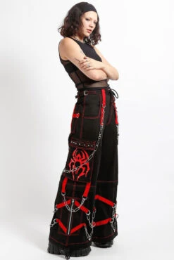 Tripp NYC Spider Zip Off Pants [BLACK/RED] -Vampirefreaks Sale Store AF7140 BLKREDSPIDER FULL 1000x 2d2de427 88fd 4e76 b276 0d13b2095fdd