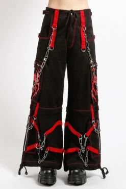 Tripp NYC Spider Zip Off Pants [BLACK/RED] -Vampirefreaks Sale Store AF7140 BLKREDSPIDER F 1000x b666b1a7 b5b6 4985 baac 608df24e5bee