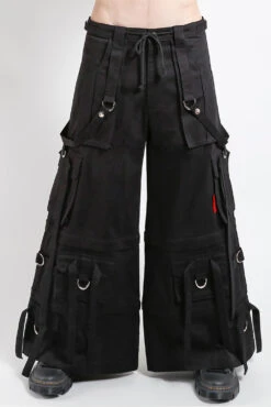 Tripp NYC Ring Strap Pants [Black] -Vampirefreaks Sale Store AF7158M BLACK F