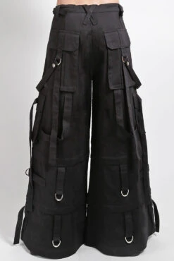 Tripp NYC Ring Strap Pants [Black] -Vampirefreaks Sale Store AF7158 BLACK B