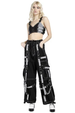 Tripp Reflective Dark Street Pants [Black] -Vampirefreaks Sale Store AF7468 BLK FL 1000x 8a55460f 3c94 4e74 9e21 70536bb6756f