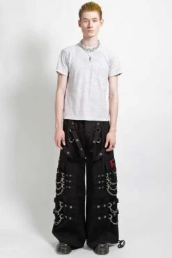 Tripp NYC Devil Skull Pants [Black] -Vampirefreaks Sale Store AF7770M BLACK FULL