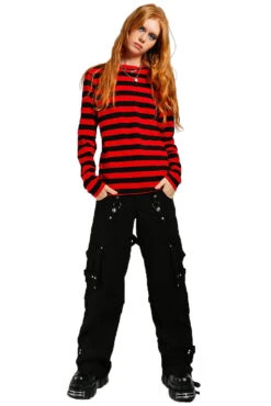 Tripp Zip Off Crush Pants [Black/Black] -Vampirefreaks Sale Store AF866 BLK FULL 1000x 99abc88b 0c6b 4cfd 8fee d486a1994f87