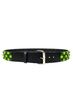 Slime Scene Checkered Belt [GREEN/BLACK] -Vampirefreaks Sale Store BT555 GS 8 1024xcopy