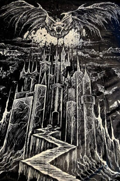 Vampire Castle Throw Blanket 13 Vampire Castle Throw Blanket -Vampirefreaks Sale Store Bat Blanket