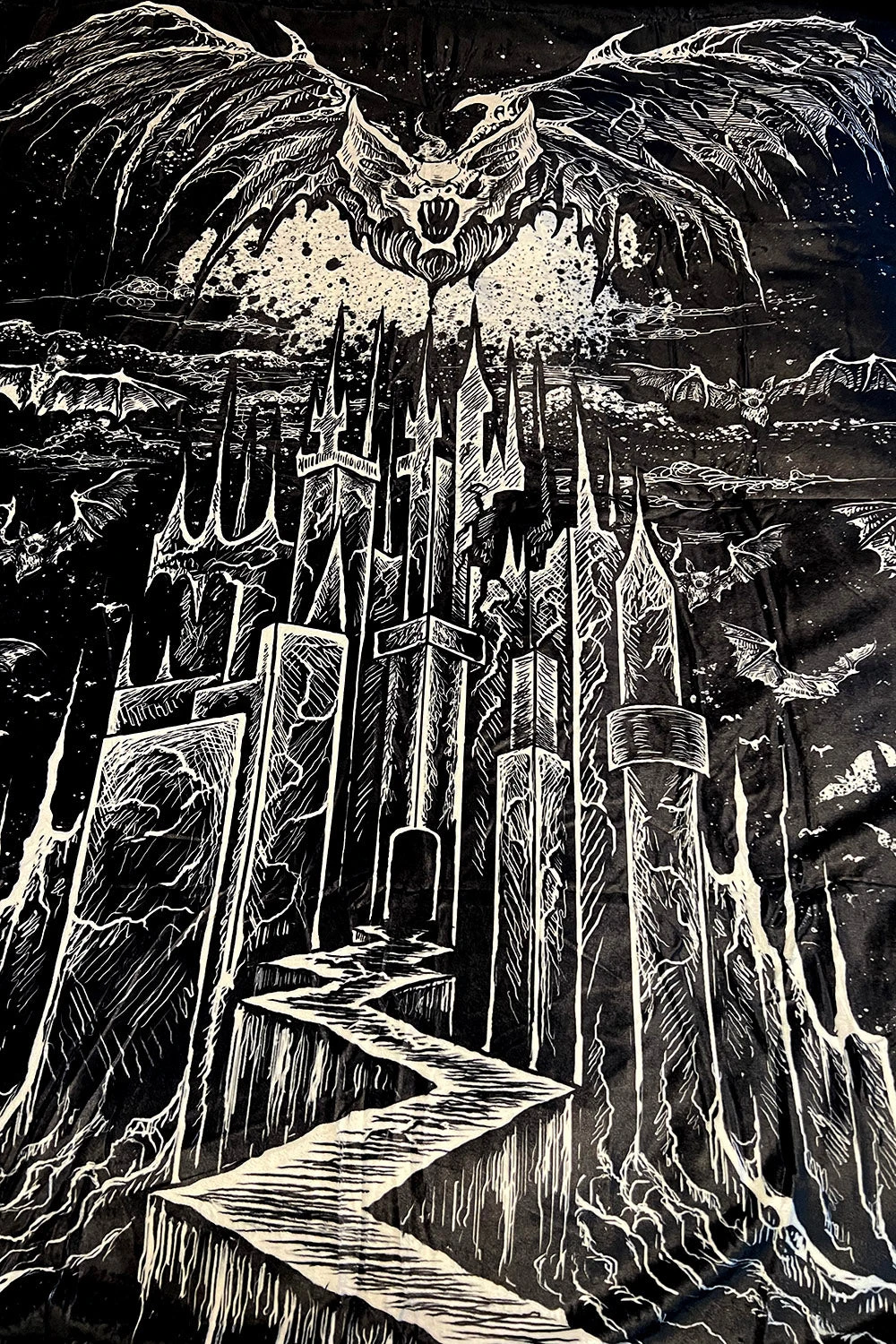 Vampire Castle Throw Blanket 4 Vampire Castle Throw Blanket - Image 4