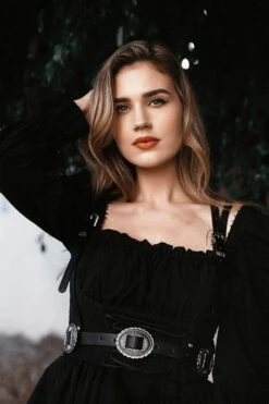 Mojave Poison Western Goth Conch Harness -Vampirefreaks Sale Store Conch Harness Belt