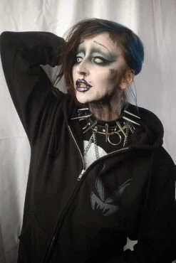 Plague Doctor Hoodie [GREY ASHES] -Vampirefreaks Sale Store Corpse Bride Hoodie