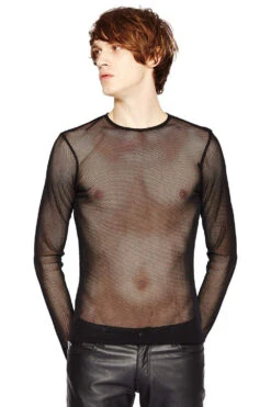 Tripp Fishnet Shirt [Black]