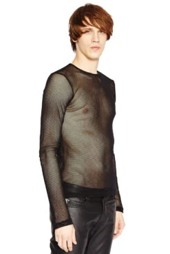 Tripp Fishnet Shirt [Black] -Vampirefreaks Sale Store FN9105M BLK S 1405x 5052b769 681a 4316 b53b d244f4009648