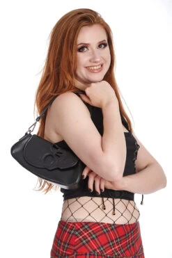 Ossuary Skull Shoulder Bag -Vampirefreaks Sale Store G34426BLACK5