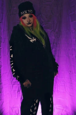 VF Bat Sleeves Zipper Hoodie -Vampirefreaks Sale Store Ghost Joggers 0f1c940e 9646 41ab 9524 5450f623cfeb