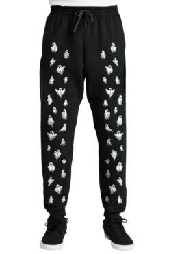 Ooky Spooky Ghost Joggers -Vampirefreaks Sale Store Ghosts JoggerFront
