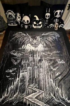 Vampire Castle Throw Blanket