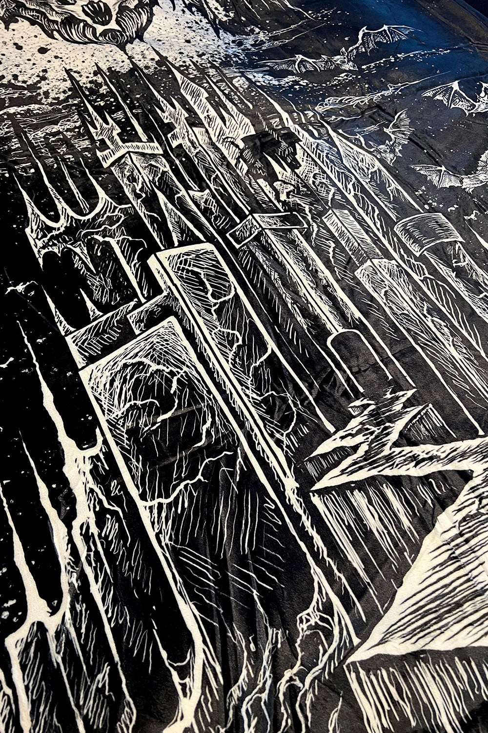 Vampire Castle Throw Blanket 9 Vampire Castle Throw Blanket - Image 9