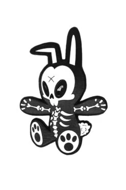 RIP Rabbit Enamel Pin -Vampirefreaks Sale Store IMG 6500