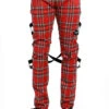 Tripp Chaos Pants [Red Plaid] -Vampirefreaks Sale Store IS6037P REDPLD F
