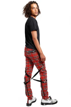 Tripp Chaos Pants [Red Plaid] -Vampirefreaks Sale Store IS6037P REDPLD FULL