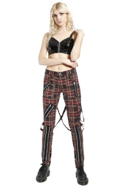 Tripp Mens Bondage Punk Pants [Black Plaid] -Vampirefreaks Sale Store IS674WP BLKPLD FL 1000x cf763251 5d50 4143 b9af 1e8bf5a7ac3b