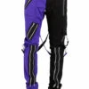 Tripp NYC Split Leg Bondage Pants [Black/Purple]