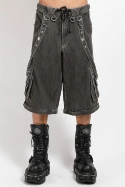 Tripp NYC Crypt Pants [BLACK DENIM] -Vampirefreaks Sale Store JM3358M BLACK DENIM F2