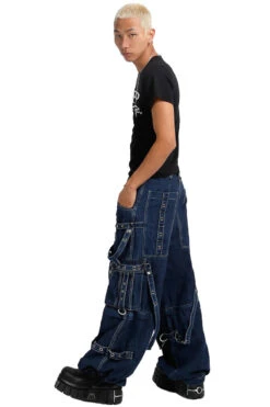 Tripp NYC Strap Zip-Off Pants [BLUE DENIM] -Vampirefreaks Sale Store JM7117M DENIM FULL NEW 1000x 6d68a9f3 bc9a 4e35 b4b2 18d37e998c94