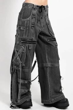 Tripp NYC Denim X Strap Pants [BLACK DENIM] -Vampirefreaks Sale Store JM7144 LIGHTINDIGO S 5f3d1e1f a0
