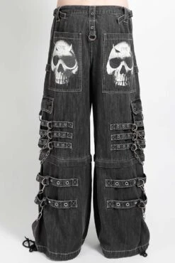 Tripp NYC Devil Skull Pants [Black Denim]
