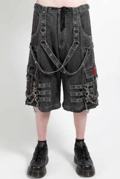 Tripp NYC Devil Skull Pants [Black Denim] -Vampirefreaks Sale Store JM7770M BLACKDENIM FSHORT