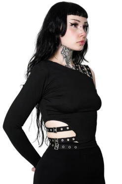 Lita Long Sleeve Top -Vampirefreaks Sale Store Lita Longsleeve Top 800x1200 3 1