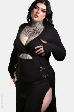 Nightshade Maxi Dress -Vampirefreaks Sale Store Nightshade Maxi LILITHXSINNER 2