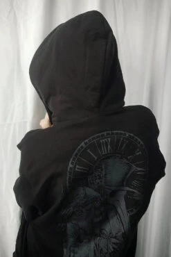 Plague Doctor Hoodie [GREY ASHES] -Vampirefreaks Sale Store Plague Doctor Pullover Hoodie