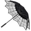Spiderweb Lace Parasol -Vampirefreaks Sale Store Steampunk Gothic Pagoda